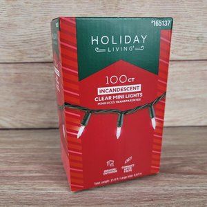 Holiday living 100 ct best sale clear mini lights